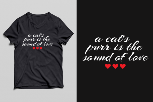 A Cat's Purr is the Sound of Love Tshirt Review