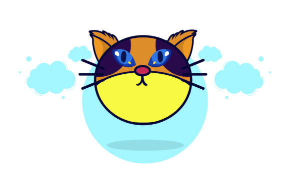 Cat Beautiful Eyes Circle Cloud Embroidery Design Review