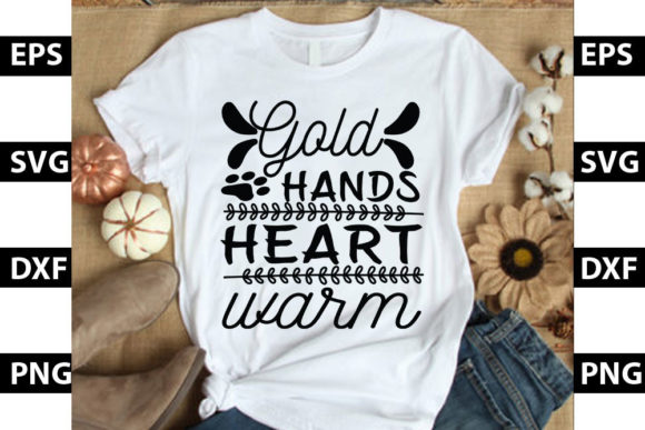 Cat Design Gold Hands Warm Heart Review