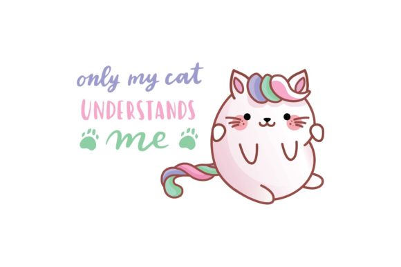 Cat Illustration with Lettering Review