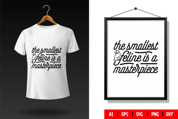 Cat T-Shirt Design Template 03 Review