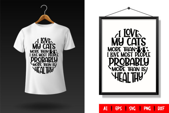 Cat T-Shirt Design Template 19 Review