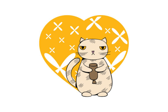 Cat with Love Background Embroidery Review