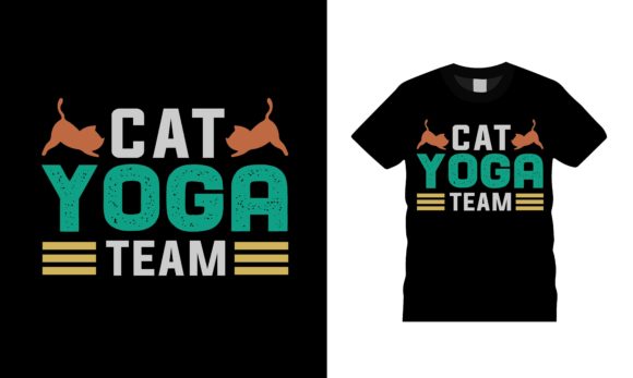 Cat Yoga Team T-Shirt Design Review