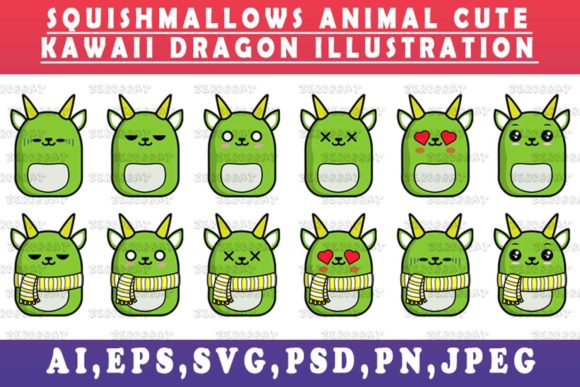 Cute Dragon Kawaii Squishmallows Style Embroidery Review