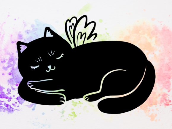 Sleepy Little Angle Cat Embroidery Review